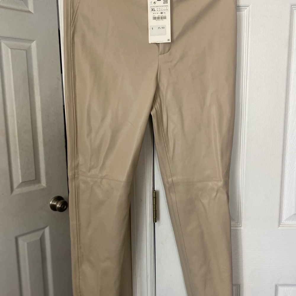 Zara Light Tan Leggings